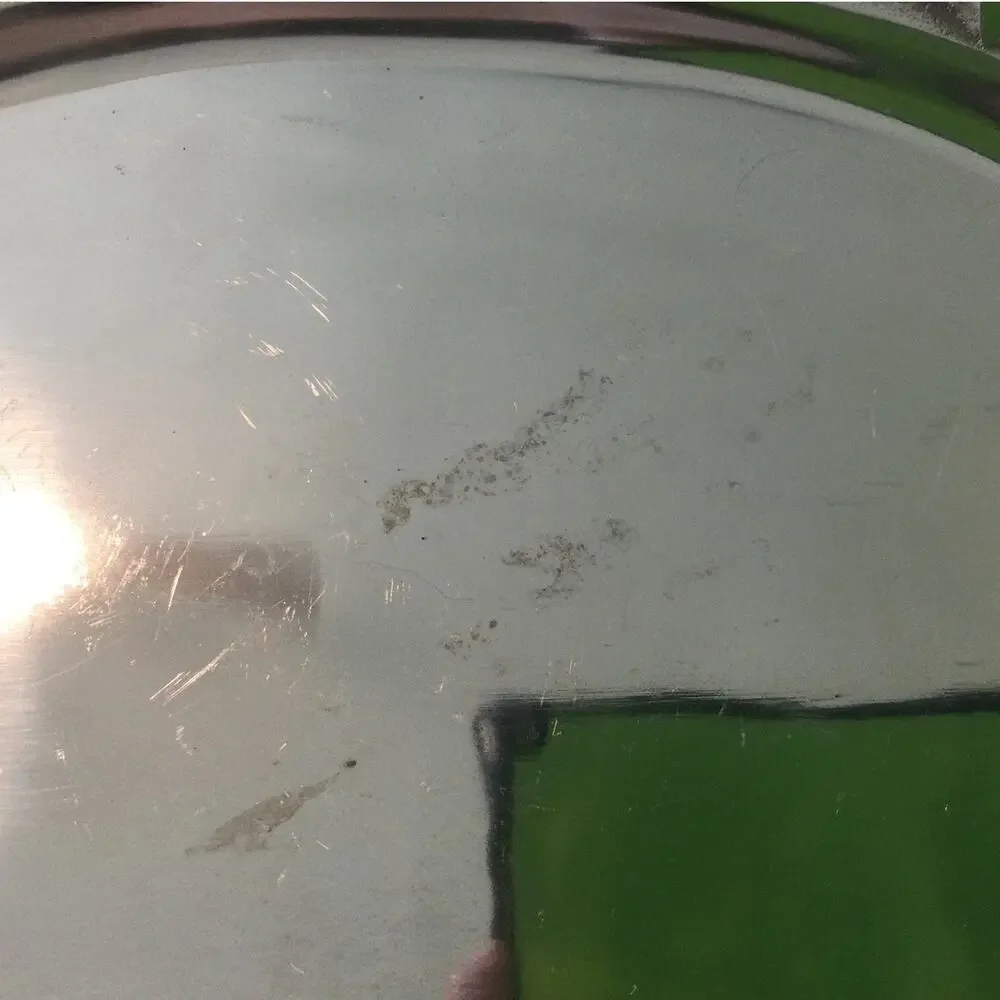 Oval Seashell Serving Platter Sandcast Aluminum 17" - Picture 7 of 7